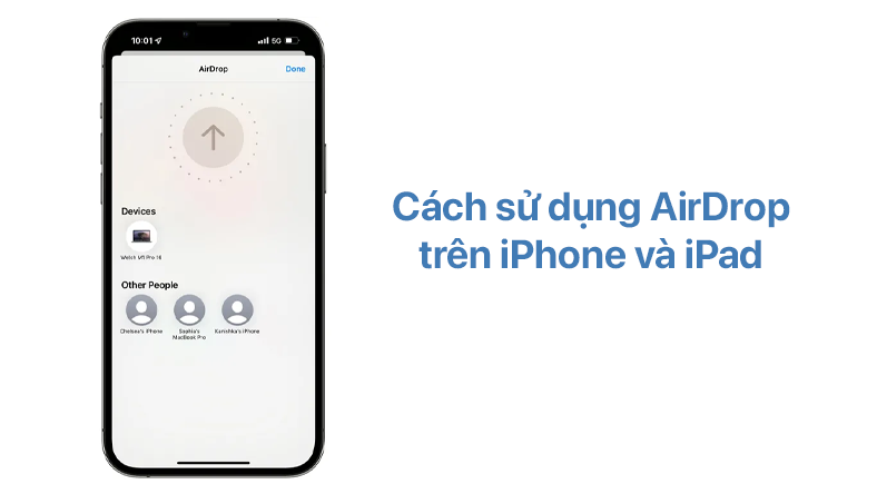Cách sử dụng AirDrop trên iPhone và iPad