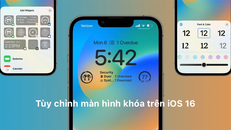 Tùy Chỉnh Màn Hình Khóa Trên Ios 16