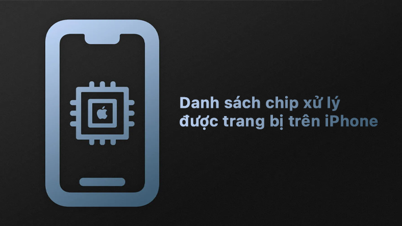 Danh sách chip xử lý được trang bị trên iPhone