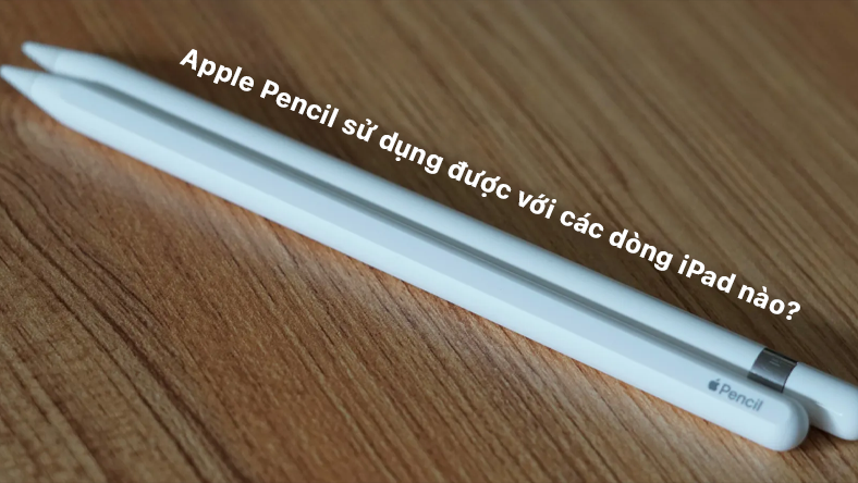 Apple Pencil sử dụng được với các dòng iPad nào?