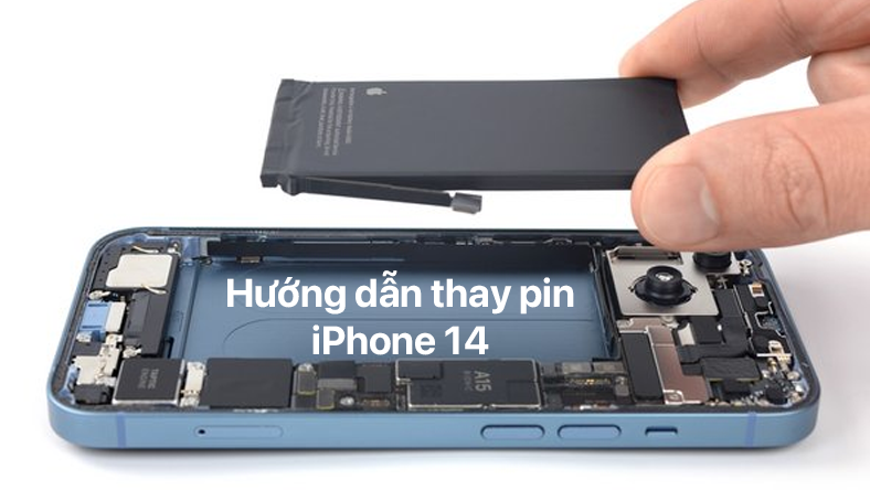 Hướng dẫn thay pin iPhone 14 tại nhà