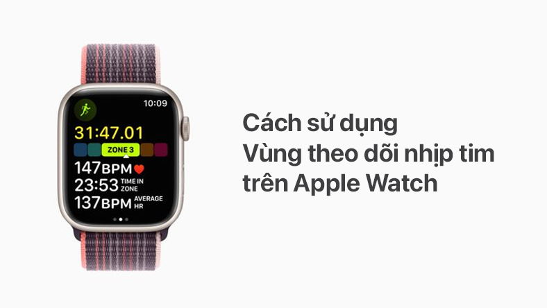 Cách sử dụng Vùng theo dõi nhịp tim trên Apple Watch