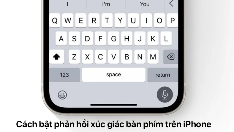 Cách bật phản hồi xúc giác bàn phím trên iPhone iOS 16