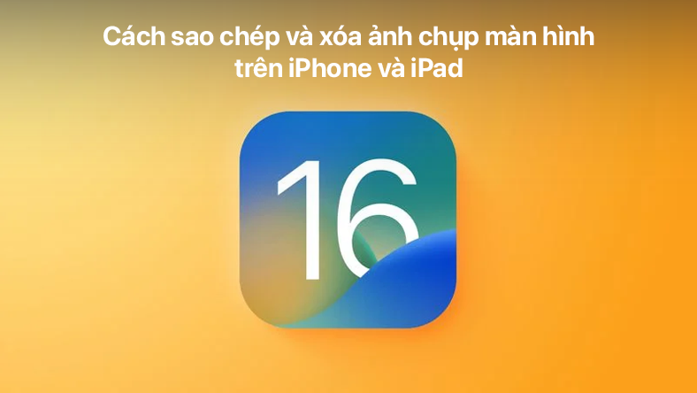 Cách sao chép và xóa ảnh chụp màn hình trên iPhone và iPad