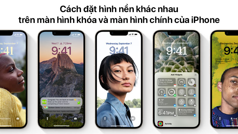 Cách đặt hình nền khác nhau trên màn hình khóa và màn hình chính của iPhone