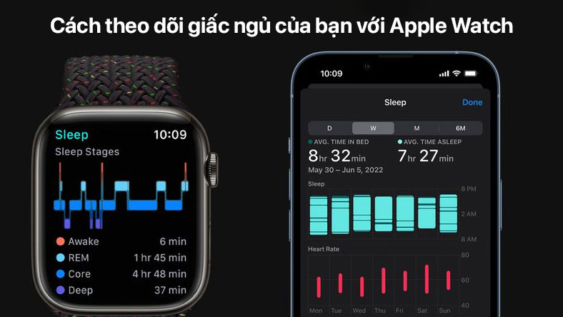 Cách theo dõi giấc ngủ của bạn với Apple Watch
