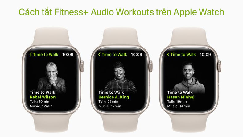 Cách tắt Fitness+ Audio Workouts trên Apple Watch