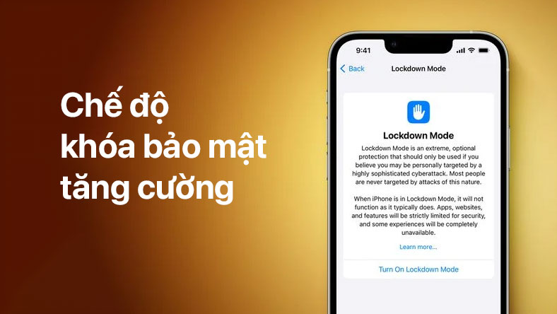 Cách bật chế độ khóa để tăng cường bảo mật (Lockdown Mode) trên iPhone và iPad