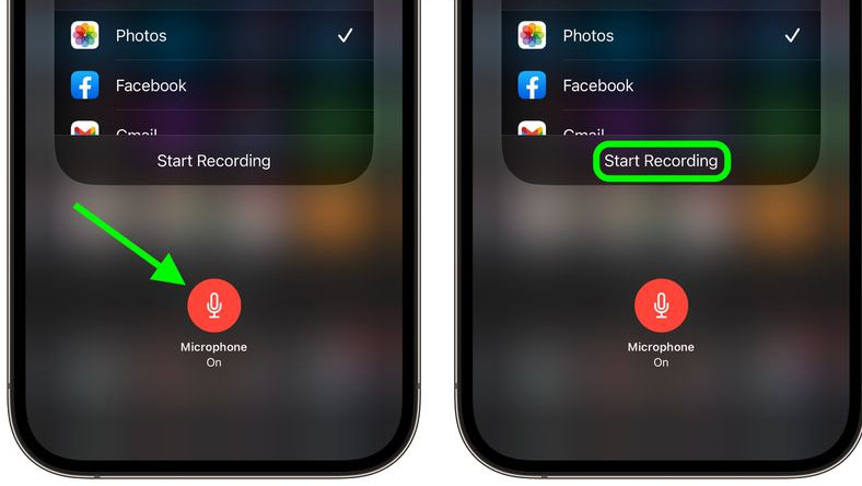Cách lồng tiếng khi quay màn hình trên iPhone và iPad
