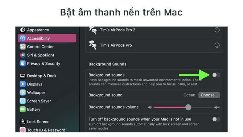 Cách bật âm thanh nền trên máy Mac để duy trì sự tập trung và giảm thiểu phiền nhiễu
