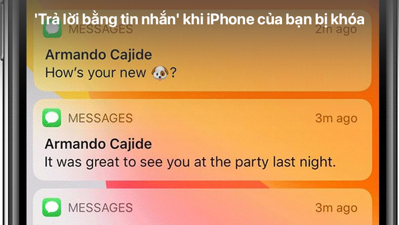 Cách tắt khả năng 'Trả lời bằng tin nhắn' khi iPhone của bạn bị khóa