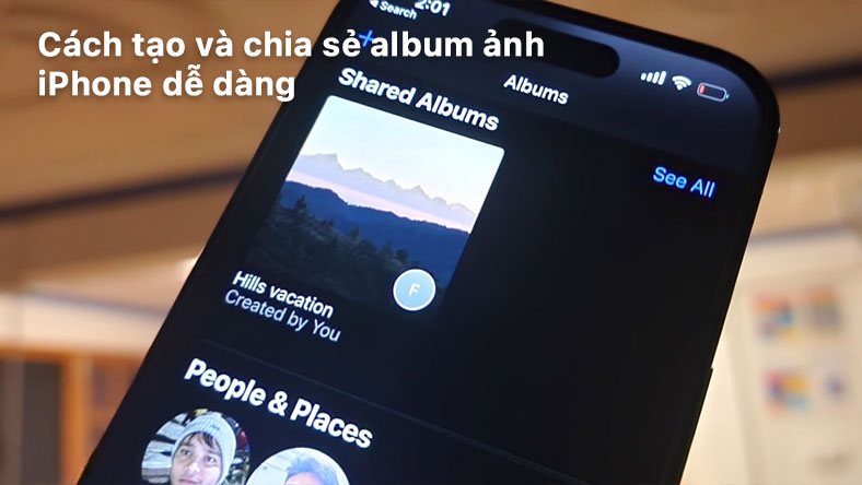 Cách tạo và chia sẻ album ảnh iPhone dễ dàng