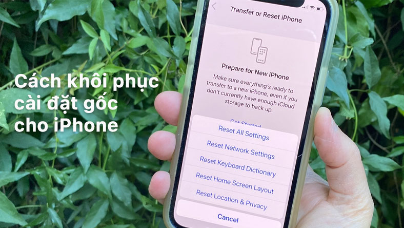 Cách khôi phục cài đặt gốc cho Apple iPhone và xóa tất cả dữ liệu của bạn