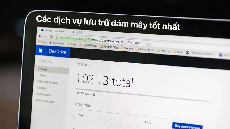 Các dịch vụ lưu trữ đám mây tốt nhất