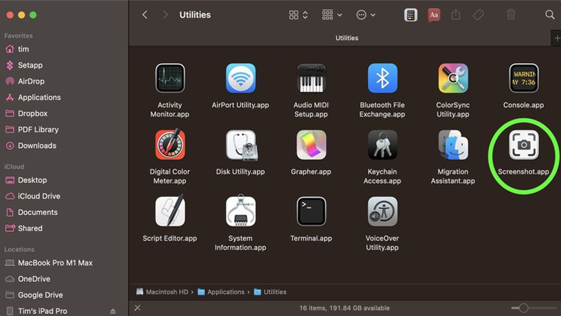 Cách sao chép ảnh chụp màn hình vào khay nhớ tạm trong macOS