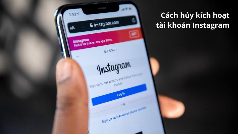 Cách hủy kích hoạt tài khoản Instagram của bạn (hoặc xóa nó)