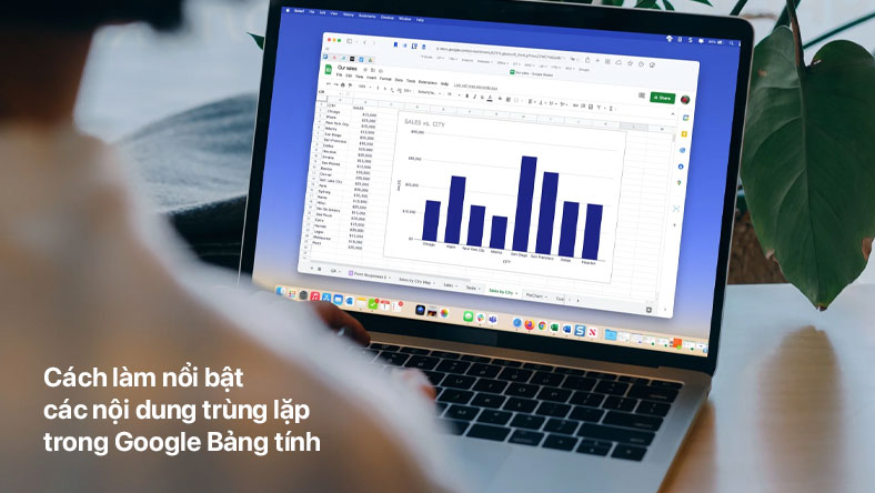 Cách làm nổi bật các nội dung trùng lặp trong Google Bảng tính