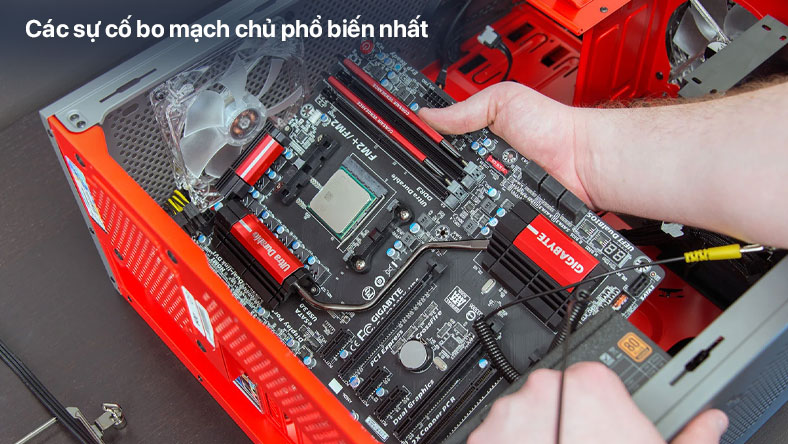 Các sự cố bo mạch chủ phổ biến nhất và cách khắc phục chúng