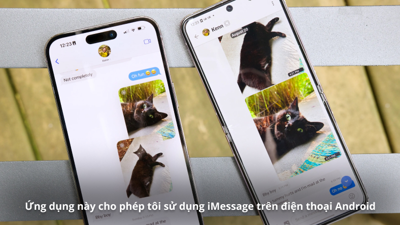 Ứng dụng này cho phép tôi sử dụng iMessage trên điện thoại Android của mình