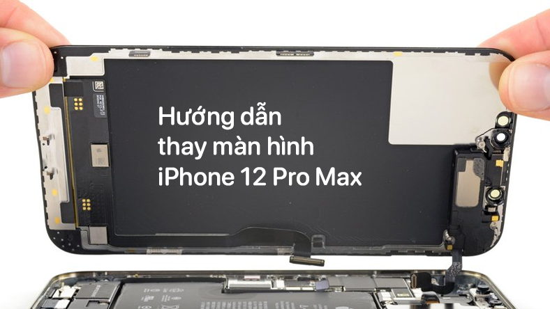 Hướng dẫn thay màn hình iPhone 12 Pro Max