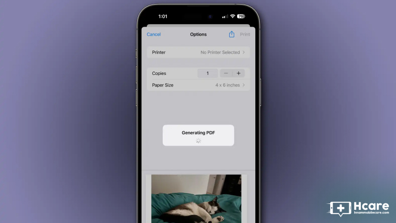 Cách tạo tệp PDF trên iPhone