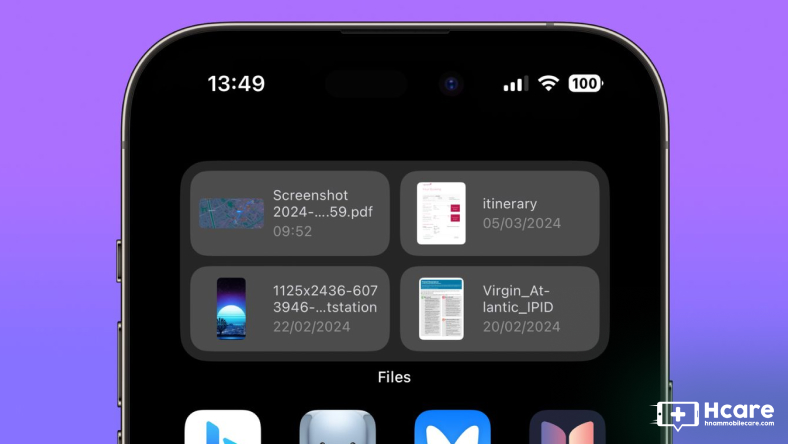 Truy cập các tệp gần đây của bạn từ màn hình chính iPhone