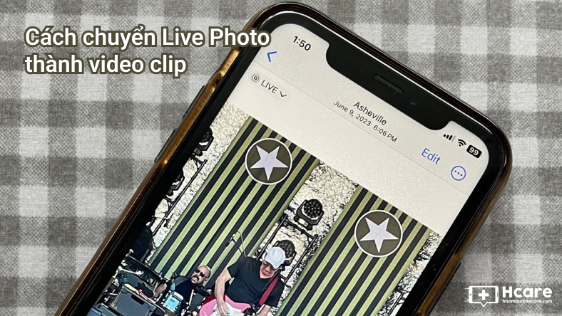Cách chuyển Live Photo thành video clip