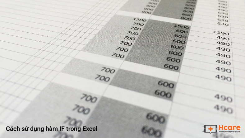 Cách sử dụng hàm IF trong Excel