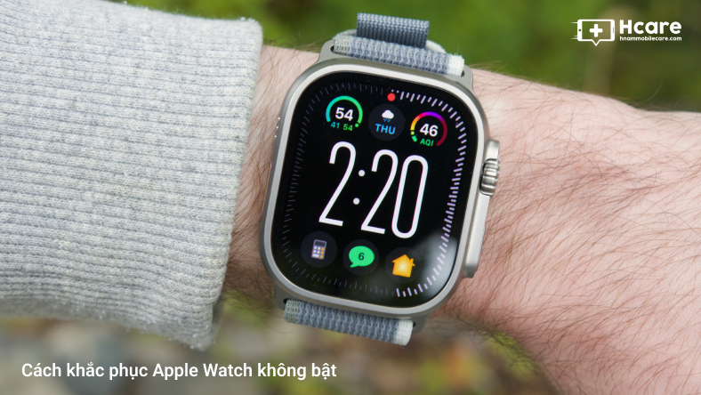 Cách khắc phục Apple Watch không bật