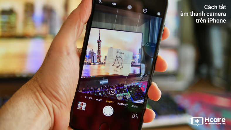 Cách tắt âm thanh camera trên iPhone