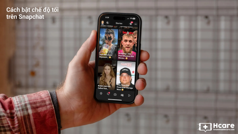 Cách bật chế độ tối trên Snapchat