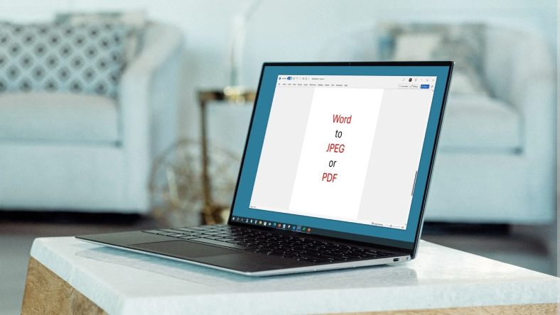 Cách chuyển đổi Word sang PDF hoặc JPEG