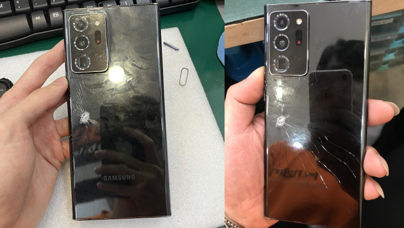 Samsung Note 20 Ultra nứt bể mặt kính lưng sau: Nguyên nhân và cách khắc phục