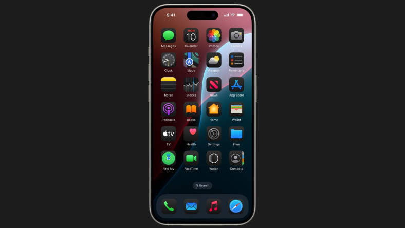 iOS 18: Làm tối biểu tượng màn hình chính của iPhone