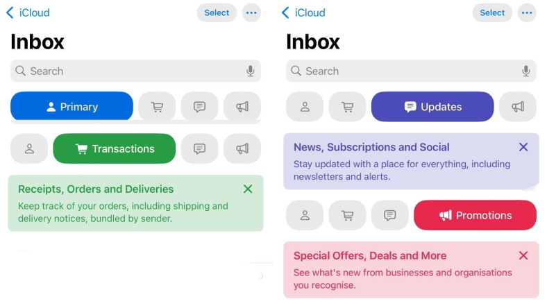 Cách sử dụng hoặc vô hiệu hóa tính năng danh mục mới của iOS Apple Mail