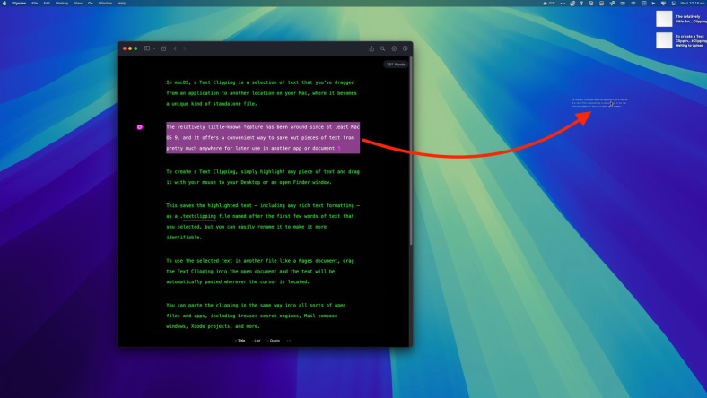 Mẹo nhanh về macOS: Tạo và sử dụng đoạn văn bản để tăng năng suất