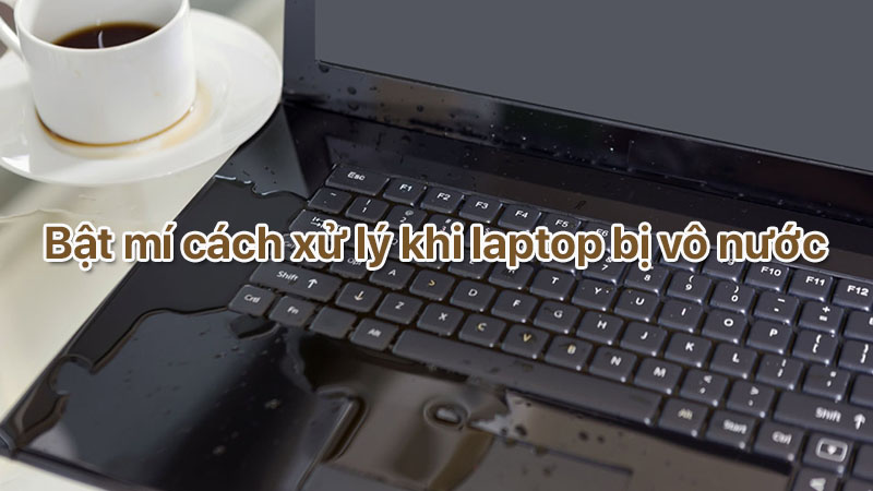 Bật mí cách xử lý khi laptop bị vô nước