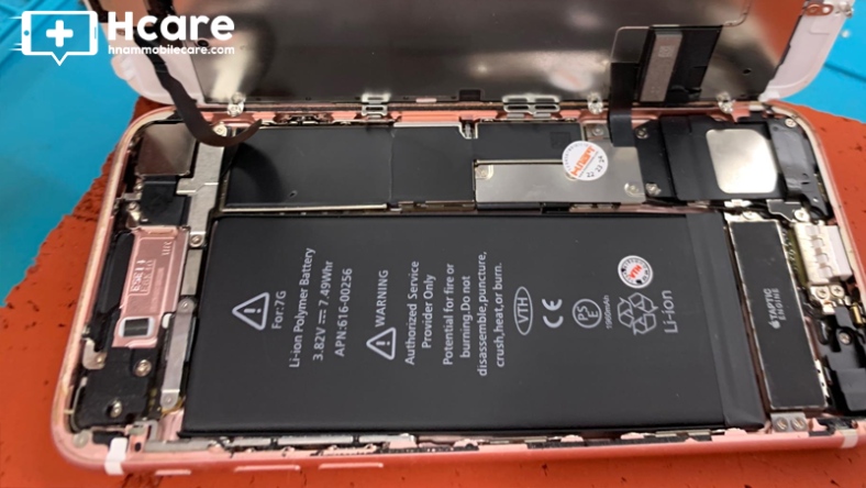 Cập nhật bảng giá thay pin iPhone chính hãng PISEN tháng 4/2025 tại Hcare