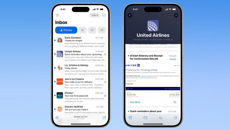 Cách tắt danh mục Apple Mail