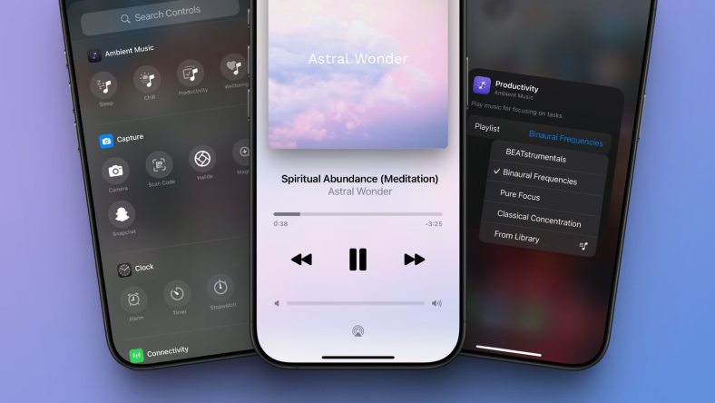 iOS 18.4: Truy cập danh sách phát nhạc Ambient ẩn
