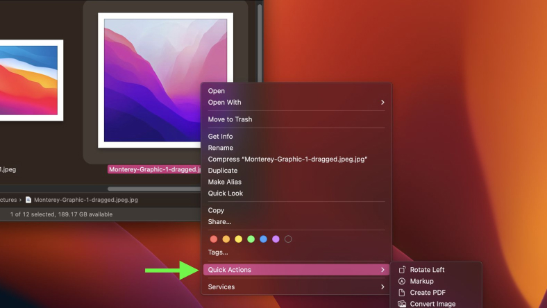 macOS: Cách sử dụng Quick Actions trong Finder