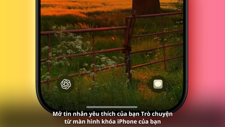 Mở tin nhắn yêu thích của bạn Trò chuyện từ màn hình khóa iPhone của bạn