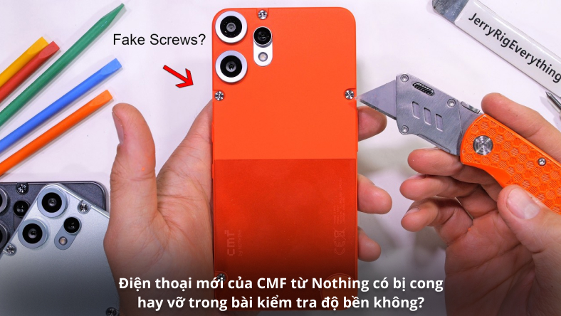 Điện thoại mới của CMF từ Nothing có bị cong hay vỡ trong bài kiểm tra độ bền không?