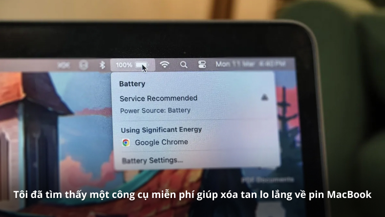 Tôi đã tìm thấy một công cụ miễn phí giúp xóa tan lo lắng về pin MacBook