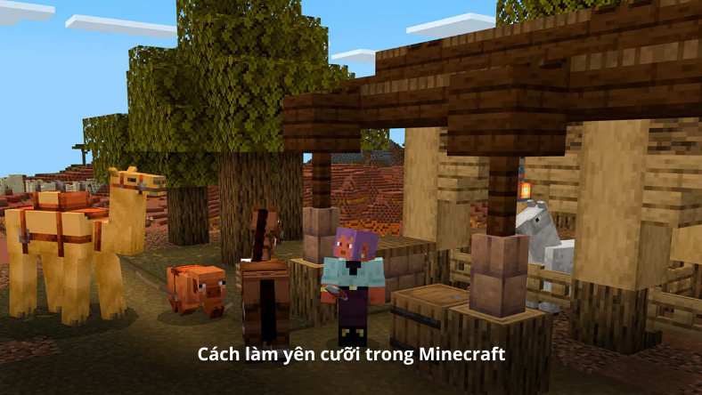 Cách làm yên cưỡi trong Minecraft