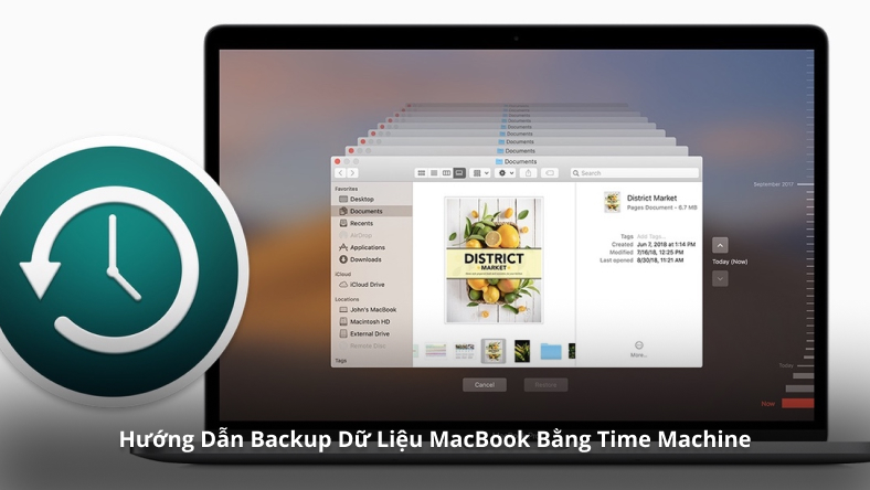Hướng Dẫn Backup Dữ Liệu MacBook Bằng Time Machine