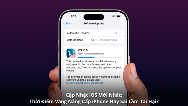 Cập Nhật iOS Mới Nhất: Thời Điểm Vàng Nâng Cấp iPhone Hay Sai Lầm Tai Hại?