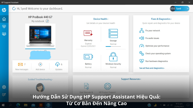 Hướng Dẫn Sử Dụng HP Support Assistant Hiệu Quả: Từ Cơ Bản Đến Nâng Cao