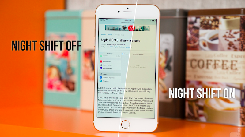Cách dùng night shift ở iPhone chuẩn xác nhất