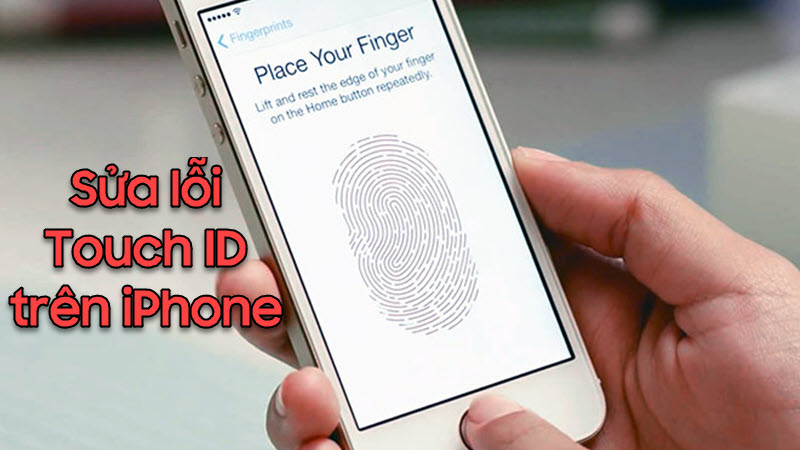 Làm thế nào để giải quyết lỗi touch id trên iPhone